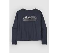 Patagonia - Women's L/S Hut Tripper Easy Cut T-Shirt - Haut à manches longues - M - smolder blue