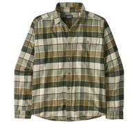 Patagonia - Chemise en coton biologique - M's L/S LW Fjord Flannel Shirt Rocky: Old Growth Green pour Homme en Coton - Taille S - Vert Vert S