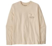 Patagonia - L/S MW '95 Oval Logo Pocket Tee - Haut à manches longues - L - undyed natural
