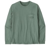 Patagonia - L/S MW '95 Oval Logo Pocket Tee - Haut à manches longues - XL - cover green