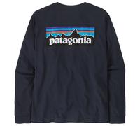 Patagonia - L/S P-6 Logo Responsibili-Tee - Haut à manches longues - S - new navy