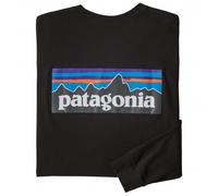 T-shirt hommes Patagonia M'S L/S P-6 LOGO RESPONSIBILI-TEE Noir EU XS