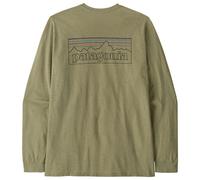 Patagonia - L/S P-6 Logo Responsibili-Tee - Haut à manches longues - XXL - p-6 outline gumtree green