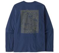Patagonia - L/S Strataspire Responsibili-Tee - Haut à manches longues - M - clement blue