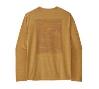 PATAGONIA M's L/s Cap Cool Daily Graphic Shirt - Homme - Marron - taille S- modèle 2025