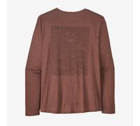 Patagonia Long Sleeve Cap Cool Daily Graphic Shirt Homme Mauve - Maillots manches longues outdoor hommes XL