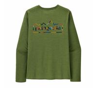 Patagonia Long Sleeve Cap Cool Daily Graphic Shirt Homme Vert - Maillots manches longues outdoor hommes L
