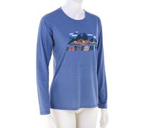 Patagonia Long-Sleeved Capilene® Cool Daily Graphic Femmes T-shirt XS Bleu