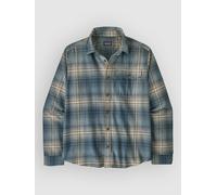 Patagonia - L/S LW Fjord Flannel Shirt - Chemise - M - melting ombre summit blue