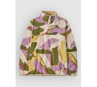 Patagonia – Pull polaire zippé W's LW Synch Snap‑T P/O – Nylon – Femme Taille XS Beige