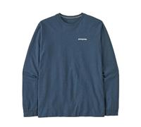 Patagonia M L/S P-6 Logo Responsibili-Tee Tricot, Bleu (Utility Blue), XL Homme