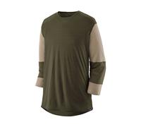 Patagonia - Merino Blend 3/4 Sleeve Bike Jersey - Maillot VTT homme Pine Needle Green - M