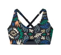 Patagonia - Brassière légère et respirante en nylon recyclé - W's Maipo Low Impact Adjustable Bra Kaleido Black pour Femme en Nylon - Taille XS - Noir XS