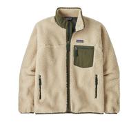 Patagonia - Polaire coupe-vent et respirante - M's Classic Retro-X Jkt Dark Natural w/Basin Green pour Homme - Taille XS - Beige Beige XS