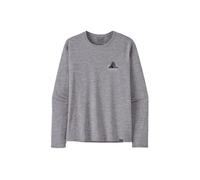 Patagonia - L/S Cap Cool Daily Graphic Shirt Lands - T-shirt technique - XXL - chouinard crest feather grey