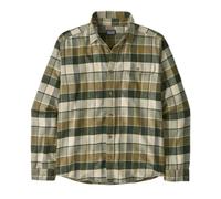 Patagonia - Chemise en coton biologique - M's L/S LW Fjord Flannel Shirt Rocky: Old Growth Green pour Homme en Coton - Taille 141 - Vert Vert 141