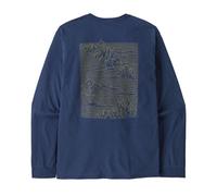 Patagonia - L/S Strataspire Responsibili-Tee - Haut à manches longues - XS - clement blue