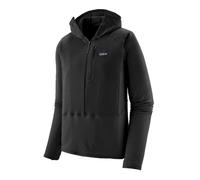 Patagonia - Polaire technique à capuche en Polartec® - M's R1 P/O Hoody Black pour Homme en Tissu Technique - Taille S - Noir Noir S
