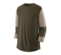 Patagonia - Merino 3/4 Sleeve Bike Jersey - Maillot de cyclisme - S - pine needle green