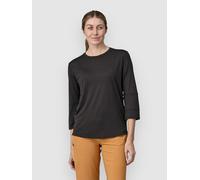 Patagonia Merino Blend 3/4 Sleeve Long Sleeve Jersey noir S