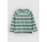 Patagonia - Baby Micro D Crew - Polaire enfant Diamond Stripe: Snowmelt Blue - 2 ans