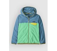 Patagonia Micro D Snap Kids Sweat à capuche zippé vert XL