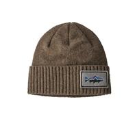 Patagonia Mixte Brodeo Beanie Bonnet, Fitz Roy Trout Patch: Ash Tan, Taille unique EU