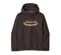 Patagonia - Sweat à capuche confortable - M's '95 Oval Logo Uprisal Hoody Den Brown Heliotropic en Coton - Taille S - Marron Marron S