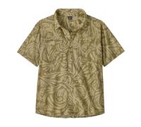 Patagonia - Chemise légère et respirante en chanvre et coton biologique - M's Back Step Shirt Earthen Weathered Stone pour Homme en Coton - Taille S - Vert S