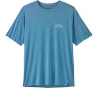 Patagonia Cap Cool Daily Shirt - Cloud Crag Men 45477 Shore Blue - Light Shore Blue X-Dye Bleu S