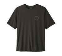 Patagonia - Cap Cool Daily Shirt Spoke Stencil - T-shirt technique - S - black