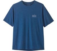 Patagonia - Cap Cool Daily Shirt Strataspire - T-shirt technique - L - clement blue / light clement blue x-dye