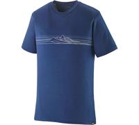 Patagonia T-shirt Cap Cool Merino Graphic Strata Stripe Bleu Homme XL 2026