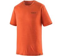 Patagonia - Cap Cool Merino Graphic Shirt - T-shirt homme Heritage Header: Coal Orange - XL