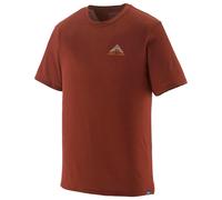 Patagonia - T-shirt en laine de mérinos - M's Cap Cool Merino Blend Graphic Shirt Driftways: Dried Vanilla pour Homme en Laine - Taille L - Marron Marron L
