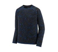 Patagonia M's Cap MW Crew T-Shirt, Petits Courants : Bleu sans Fin, L Hommes