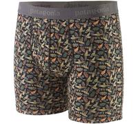 PATAGONIA M's Essential Boxer Briefs- 6 In - Homme - Marron / Vert / Beige - taille S- modèle 2026