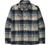 PATAGONIA M's Fjord Flannel Shirt - Homme - Bleu / Gris / Beige - taille S- modèle 2026