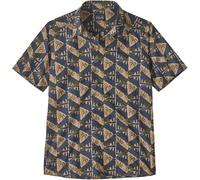 Patagonia - Chemise légère et respirante en coton biologique - M's Go To Shirt Jaguar Geo Dolomite Blue pour Homme en Coton - Taille S - Bleu Bleu S