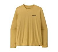 Patagonia - L/S Cap Cool Daily Shirt Boardshort Logo - T-shirt technique - XL - limestone yellow / light limestone yellow x-dye