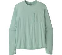 Patagonia - T-shirt de randonnée léger à manches longues avec protection anti-UV - M's L/S Cap Cool Sun Shirt Thermal Blue Thin Ice X-Dye pour Homme - Bleu S