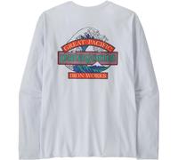 Patagonia - M's L/S Great Waves Responsibili-Tee - T-shirt homme White - M
