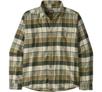 PATAGONIA M's L/s Lw Fjord Flannel Shirt - Homme - Vert / Gris / Beige - taille L- modèle 2026