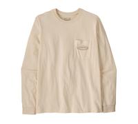 Patagonia - L/S MW '95 Oval Logo Pocket Tee - Haut à manches longues - L - undyed natural