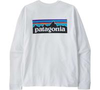 PATAGONIA M's L/s P-6 Logo Responsibili-tee - Homme - Blanc - taille XL- modèle 2027
