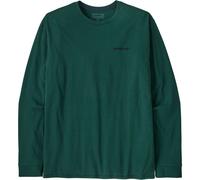 Patagonia - P-6 Logo Responsibili-Tee L/S Cascade Green - S - Tee-shirt