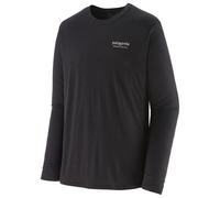 Patagonia - T-shirt en laine de mérinos - M's L/S Cap Cool Merino Blend Graphic Shirt Heritage Header: Black pour Homme en Laine - Taille M - Noir Noir M
