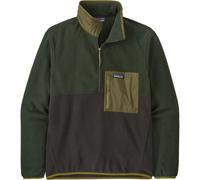 Polaire patagonia microdini 1 2 zip noir vert homme