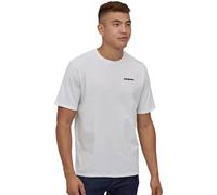Patagonia T-shirt manches courtes P-6 Logo Responsibili-Tee coton recyclé blanc Homme XS