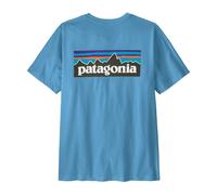 T-shirt Patagonia P-6 Logo manches courtes bleu - L